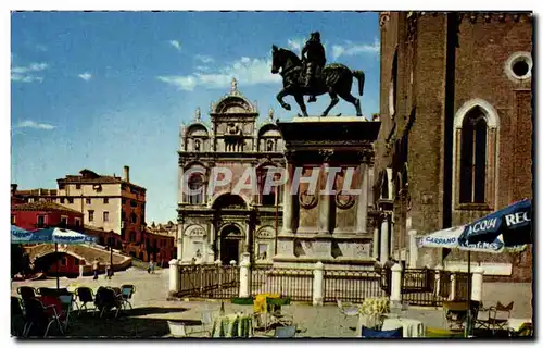 Ansichtskarte AK Venezia Monumento al Colleoni THe Colleoni Monument A Colleoni Standbild