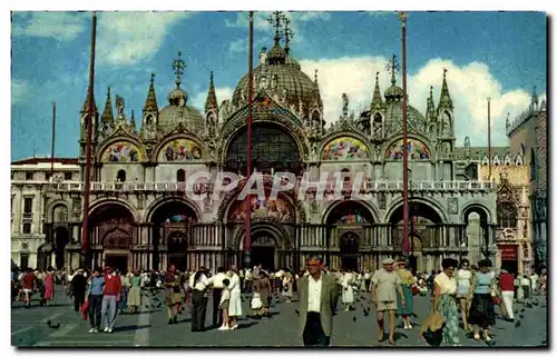 Ansichtskarte AK Venezia Basilica de S Marco THe Church of St Mark Eglise St Mare