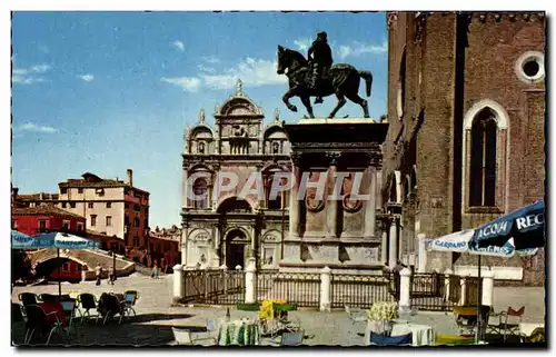 Ansichtskarte AK Venezia Monumento al Colleoni THe Colleoni Monument