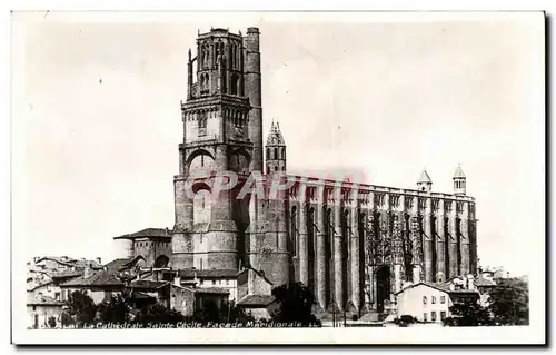 Cartes postales Albi Cathedrale Sainte Cecile Facade meridionale
