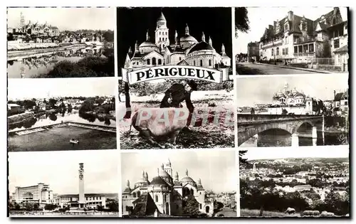 Cartes postales Perigueux Le barrage St Front la nuit Maison de consul