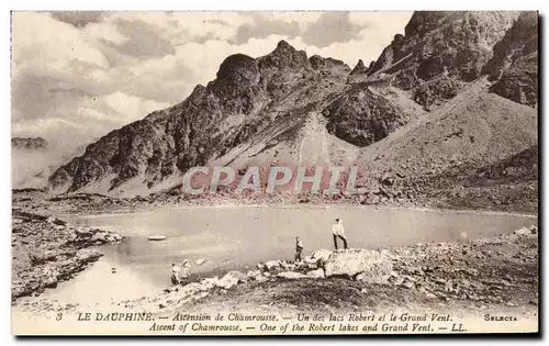 Ansichtskarte AK Le Dauphine Ascension de Chamrousse Un des lacs Robert et le Grand Vent