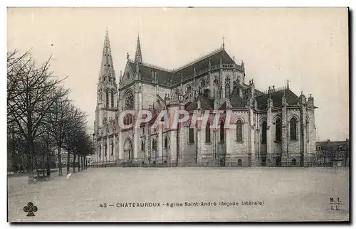 Ansichtskarte AK Chateauroux Eglise Saint Andre