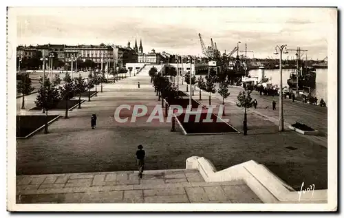 Ansichtskarte AK Bordeaux Gironde Nouveaux jardins des Quinconces Quai Louis XVIII