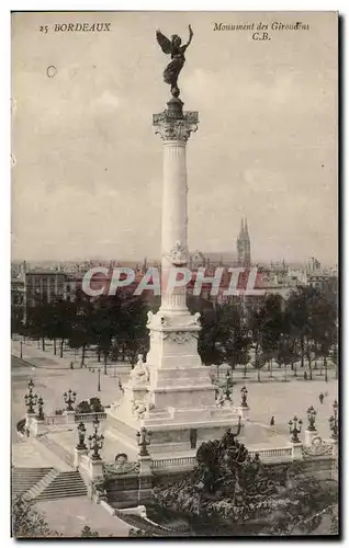 Cartes postales Bordeaux Monument des Giroudins