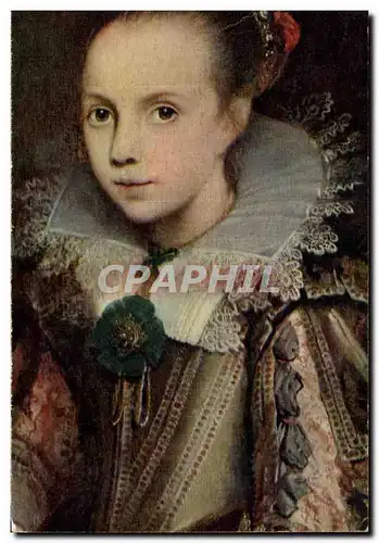 Moderne Karte Portrait de fillette Musee Mayer Van den Bergh