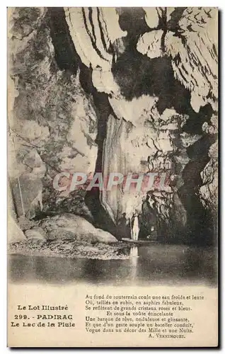 Cartes postales Le Lot Illustre Padirac Le Lac de la Pluie