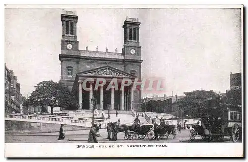 Cartes postales Paris Eglise St Vincent De Paul