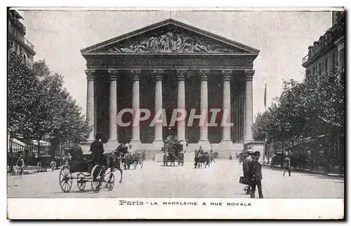 Cartes postales Paris La Madeleine   Rue Royale