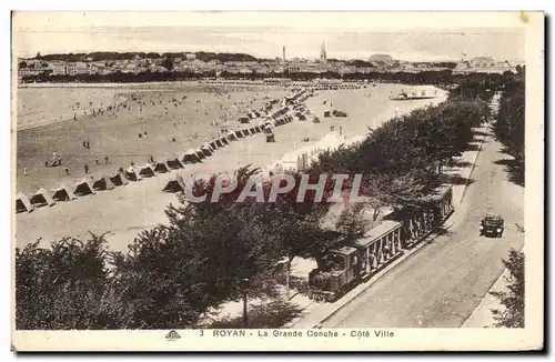 Cartes postales Royan La Grande Canche Cote Ville Train