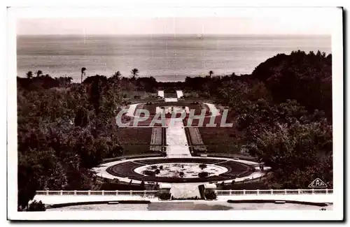 Cartes postales Alger Jardin d Essai Jardin a la francaise