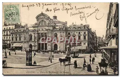 Cartes postales Angers Place Du Ralliement