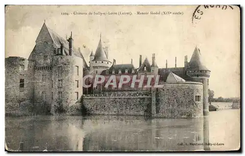 Cartes postales Chateau de Sully sur Loire Manoir feodal