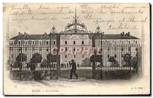 Cartes postales Blois La Caserne Militaria