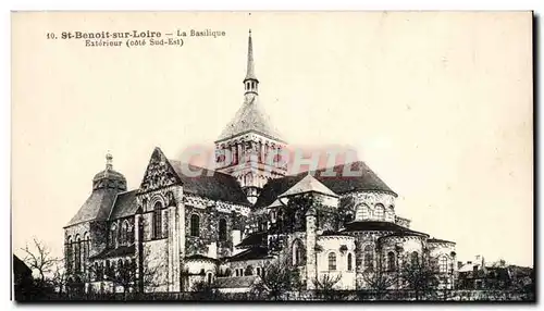 Ansichtskarte AK St Benoit Sur Loire La Basilique