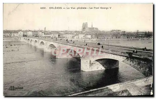 Ansichtskarte AK Orleans La Vue Generale Le Pont George V