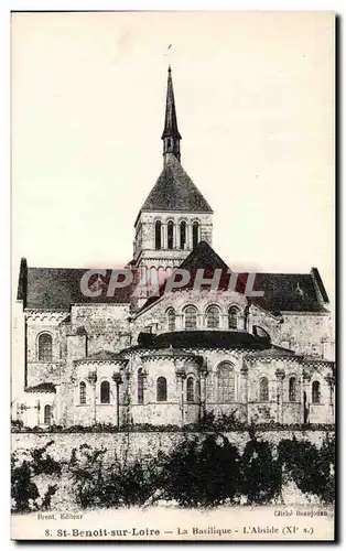 Cartes postales Saint Benoit Sur Loire La Basilique L Abside