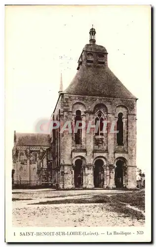 Cartes postales Saint Benoit Sur Loire La Basilique