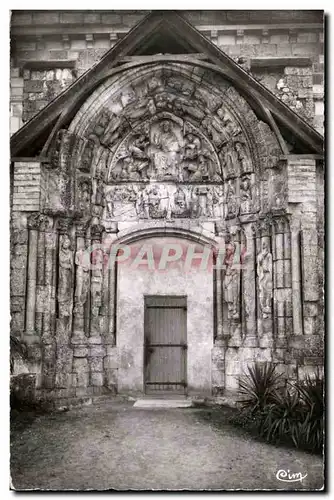 Cartes postales St Benoit sur Loire Basilique Le Portail Nord