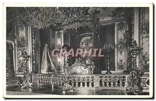 Cartes postales Schloss Herrenchiemsee Schlafzimmer des konigs Bedroom of the King