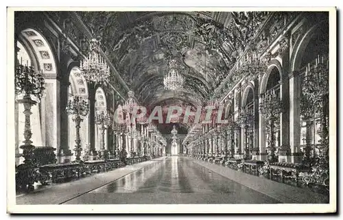 Cartes postales Schloss Herrenchiemsee Groffe Splegelgalerie The great Mirror Gallery
