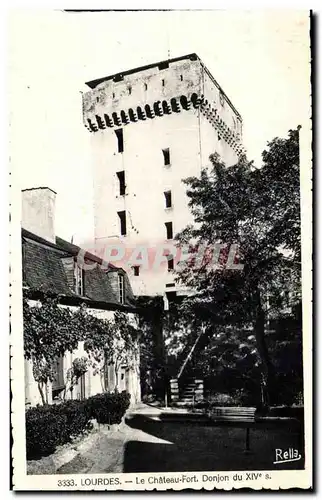 Cartes postales Lourdes Le Chateau Fort Donjon du