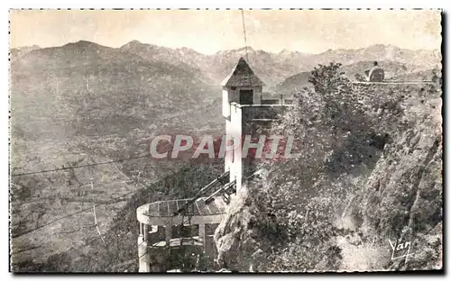 Cartes postales Lourdes Teleferique du Pibeste La gare Superieure