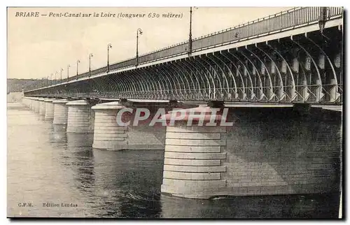 Cartes postales Briare Pont Canal Sur la loire