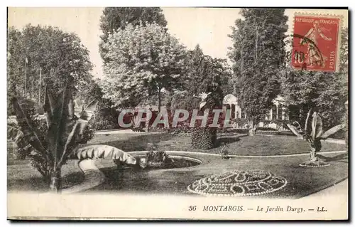 Cartes postales Montargis Le jardin Durgy