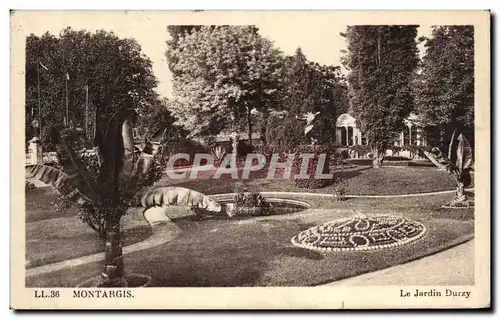 Cartes postales Montargis Le jardin Durgy