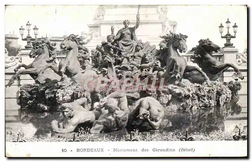 Cartes postales Bordeaux Monument des Girondins