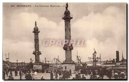 Cartes postales Bordeaux Les Colonnes Rostrales