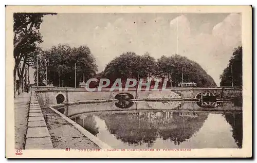 Cartes postales Toulouse Bassin De L Emboughure Et Ponts Jumeaux