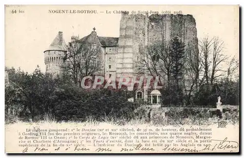 Cartes postales Nogent Le Rotrou Le Chateau de saint Jean