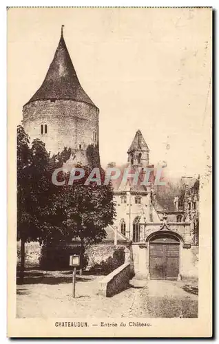 Cartes postales Chateaudun Entree du chateau