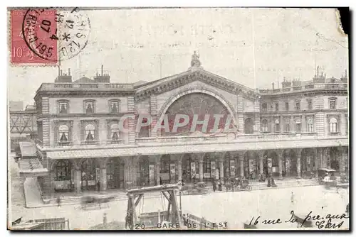 Cartes postales Gare De L Est Paris