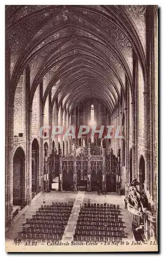 Cartes postales Albi Cathedrale Sainte Cecile La Nef et le Jube