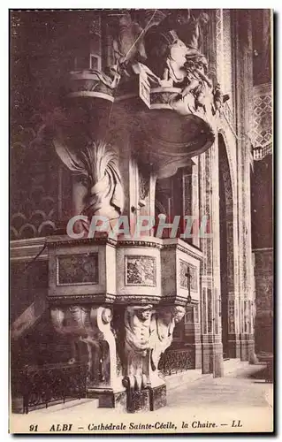 Ansichtskarte AK Albi Cathedrale Sainte Cecile la Chaire