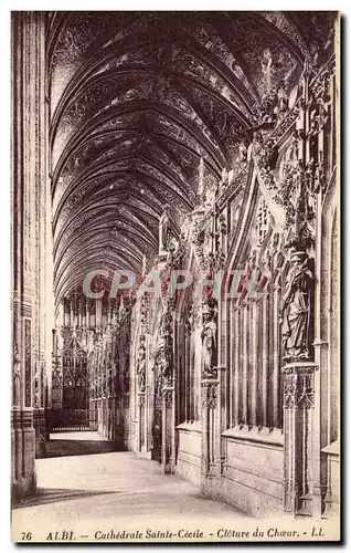 Cartes postales Albi Cathedrale Sainte Cecile Cloture du Choeur