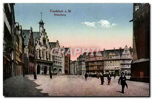 Cartes postales Frankfurt a M Romerberg