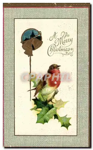 Cartes postales Fantaisie Fleurs A Merry Christmas