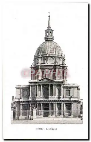 Cartes postales Paris Invalides