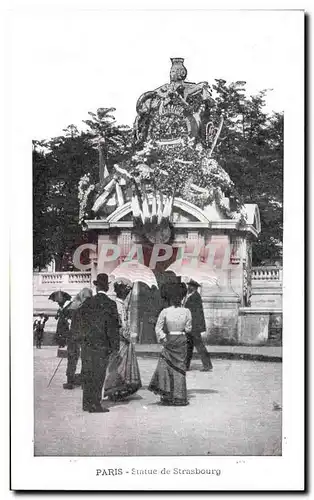 Cartes postales Paris Statue de Strasbourg