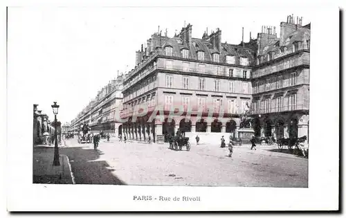 Cartes postales Paris Rue de Rivoll