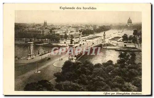 Cartes postales Esplanade des Invalides Paris