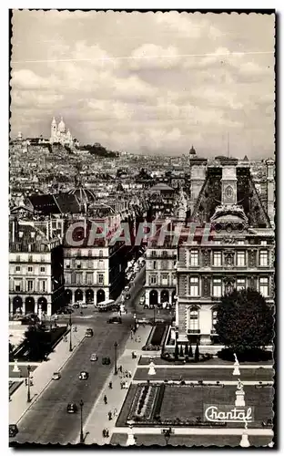 Ansichtskarte AK Paris Place des Pyramides Vue sur le Sacre Coeur Montmartre