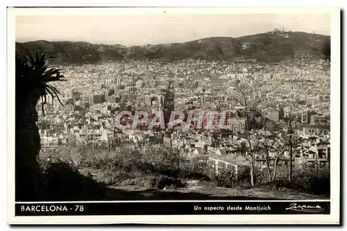 Cartes postales Barcelona Un aspecto desde Montjuich