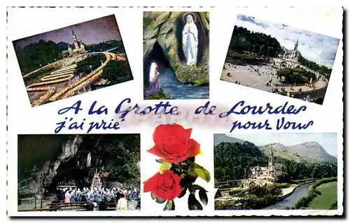 Cartes postales Souvenir de Lourdes