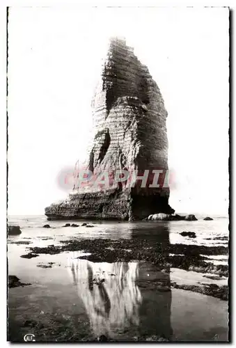 Cartes postales Etretat Reflets de l aiguille a maree Basse