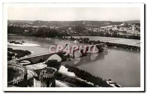 Cartes postales Avignon (vaucluse) Pont saint Benezet sur le Rhone au lion tour philippe le bel